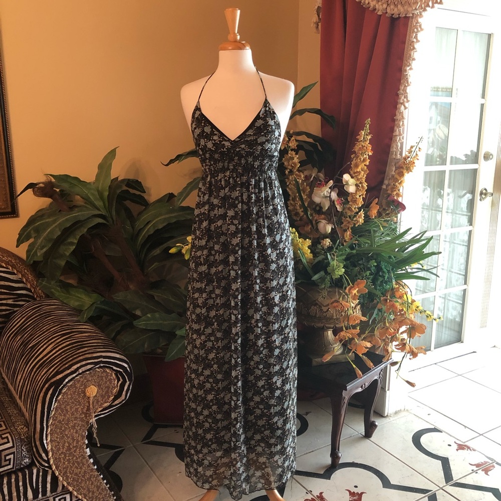 Floral Halter Dress